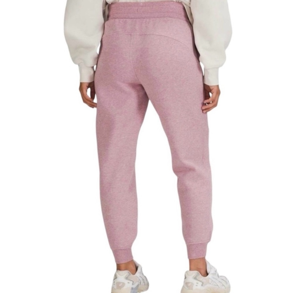 Lululemon Scuba High-Rise Jogger 7/8 Length HeatheredPink Taupe Size 8